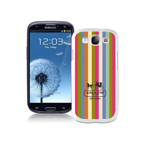 Coach Stripe Multicolor Samsung Galaxy S3 9300 BGB | Coach Outlet Canada